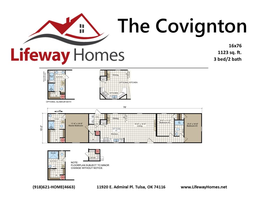 The Covnington at Lifeway Homes Manufactured Singlewide