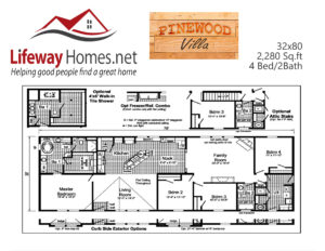 Pinewood Villa Floorplan-Lifeway-Homes