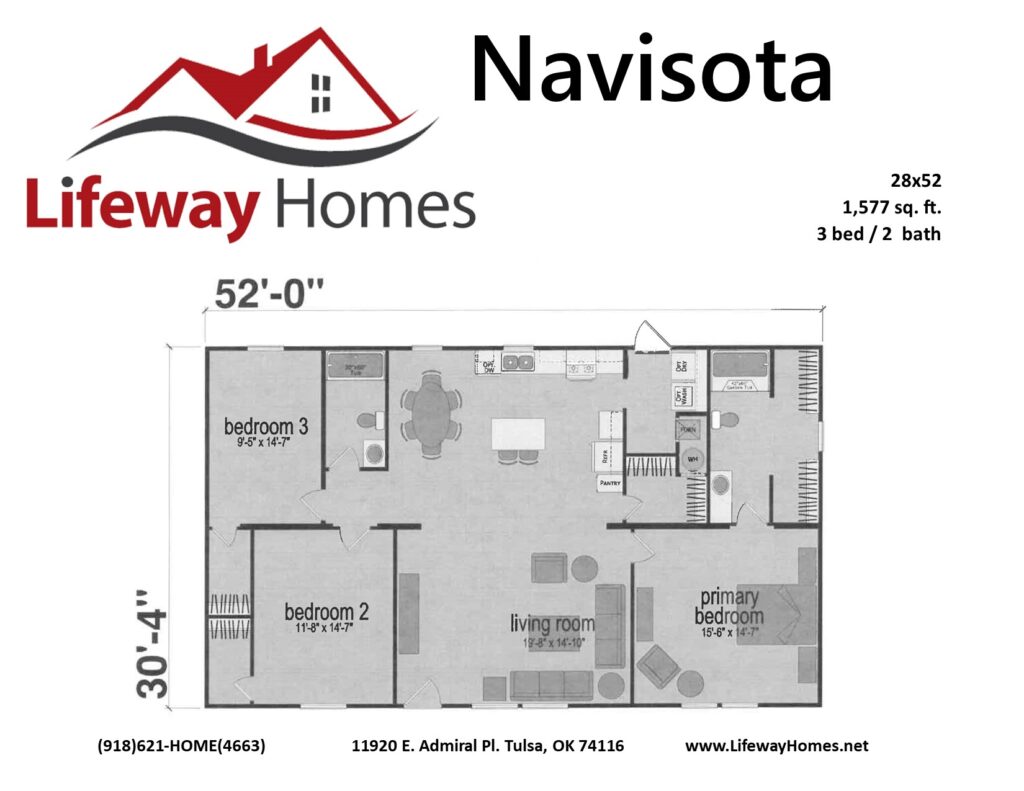 The Navisota Manufactured Home Lifeway Homes