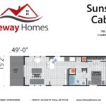 Sunset Cabin Floorplan