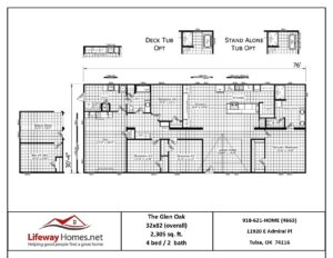 The Glen Oak Floorplan